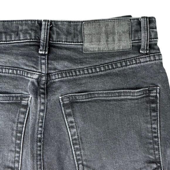 GRLFRND Charcoal Gray Piper High Rise Button Fly Stretch Slim Crop Jeans Size 26 - Picture 13 of 13